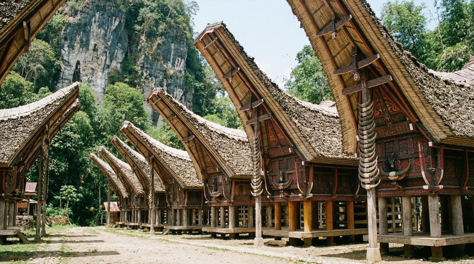 Traditionelles Tongkonan-Haus in Tana Toraja